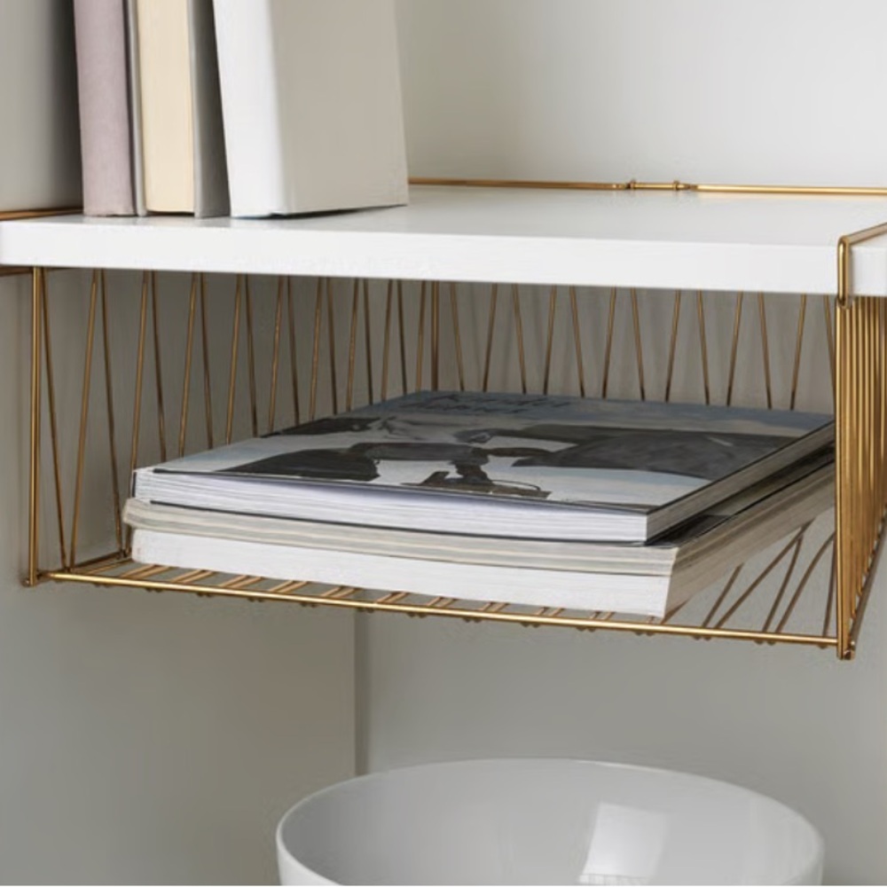 Gold Wire Shelf